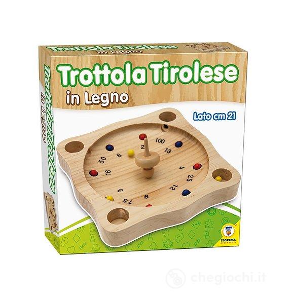 Trottola Tirolese In Legno