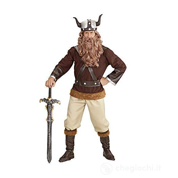 Vichingo Velkan (Casacca, Pantaloni, Cintura, Elmo, Copristivali) M