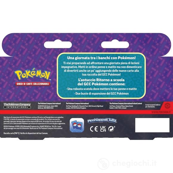 Pokemon astuccio rigido in metallo Charizard + 2 Bustine