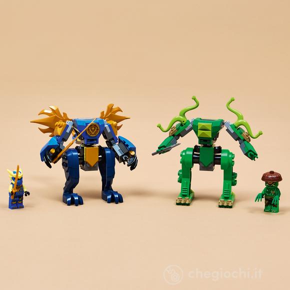 LEGO NINJAGO 71853 Duello con il Drago-Mech di Jay, 2 Action Figure Giocattolo e 2 Minifigure, Regalo per Bambini da 4+ Anni