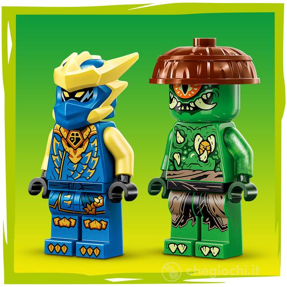 LEGO NINJAGO 71853 Duello con il Drago-Mech di Jay, 2 Action Figure Giocattolo e 2 Minifigure, Regalo per Bambini da 4+ Anni
