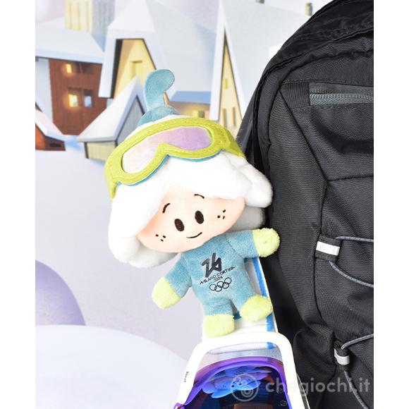 Portachiavi Olimpiadi Sport Flo Con Maschera – Mascotte Olimpiadi Milano Cortina 2026
