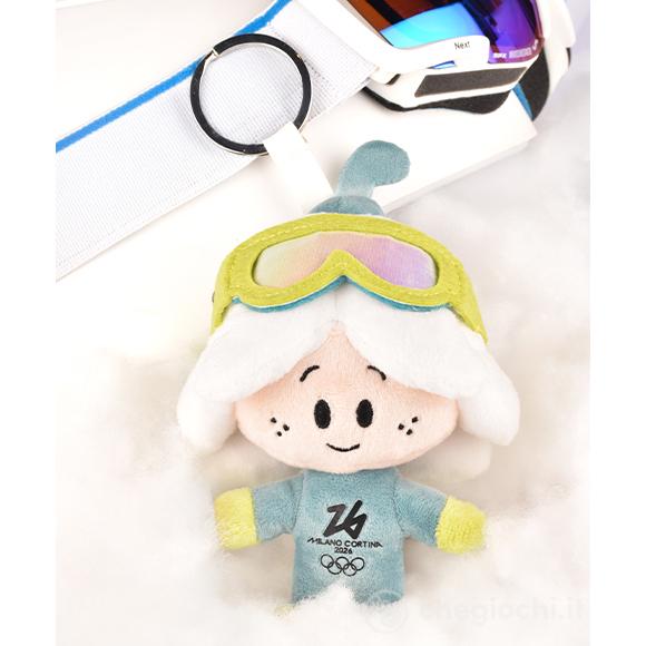Portachiavi Olimpiadi Sport Flo Con Maschera – Mascotte Olimpiadi Milano Cortina 2026