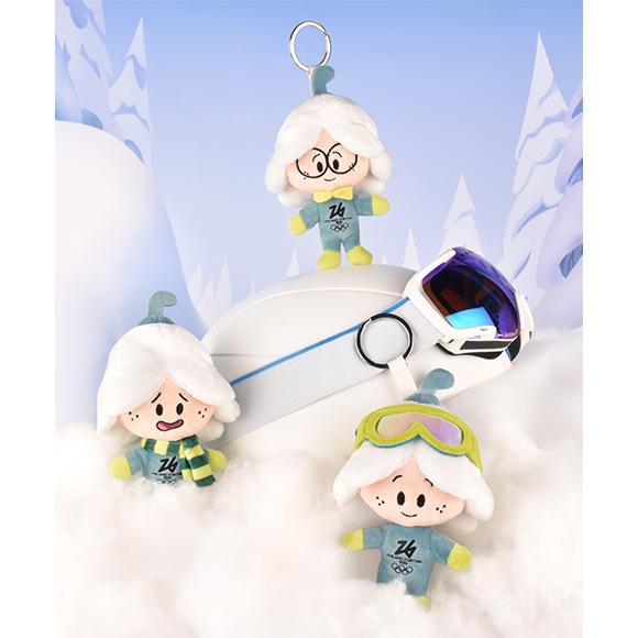 Portachiavi Olimpiadi Sport Flo Con Maschera – Mascotte Olimpiadi Milano Cortina 2026