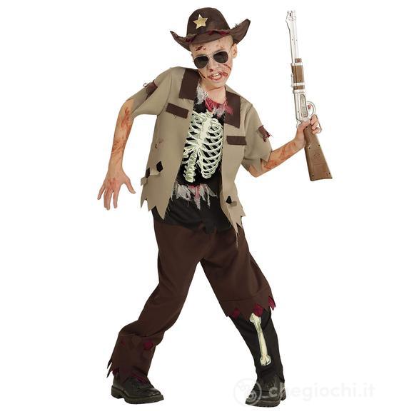 Sceriffo Zombie (Casacca, Pantaloni, Cappello) (140 Cm / 8-10 Years)