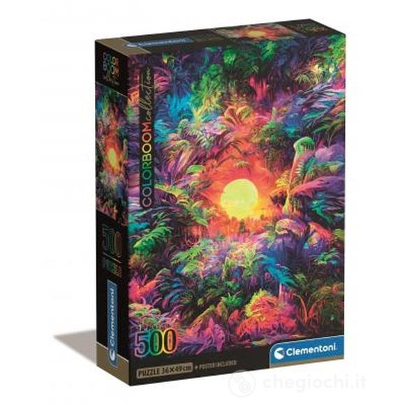 Puzzle 500 pz - Psychedelic Jungle Color Boom (35530)