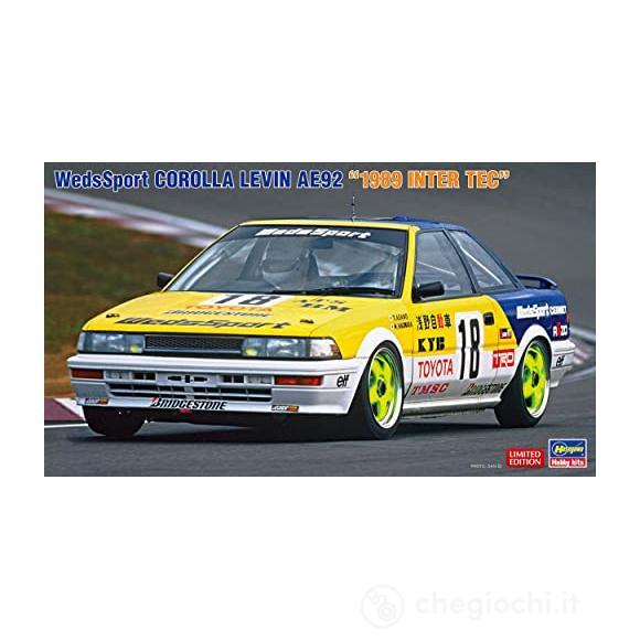 1/24  WedsSport COROLLA LEVIN AE92 1989 INTER TEC (HA20531)