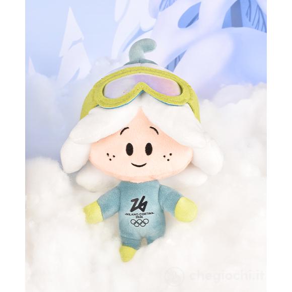 Peluche Olimpiadi Sport Flo Maschera 20 Cm – Mascotte Olimpiadi Milano Cortina 2026