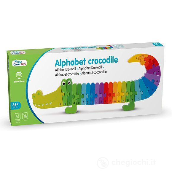 Puzzle alfabeto legno - cocodrillo (10532)