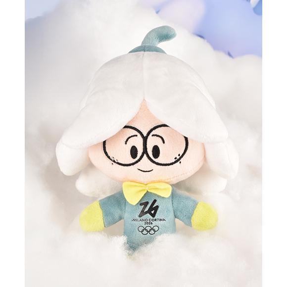 Peluche Olimpiadi Genius Flo Occhiali 20 Cm – Mascotte Olimpiadi Milano Cortina 2026
