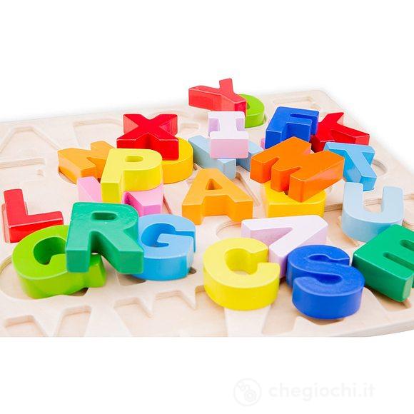 Puzzle alfabeto legno (10534)