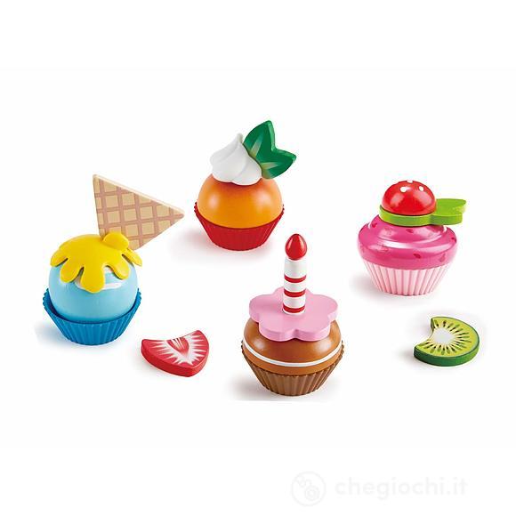 Dolci Cupcakes in legno (E3157)