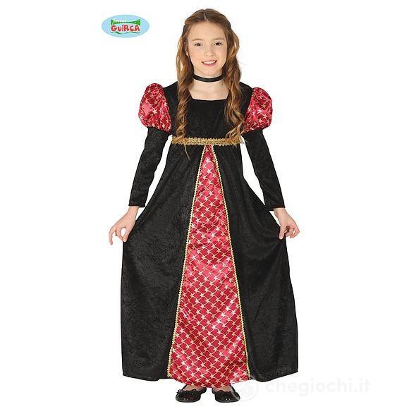 Costume Dama Medievale Bambina Taglia 5-6 Anni (88535)