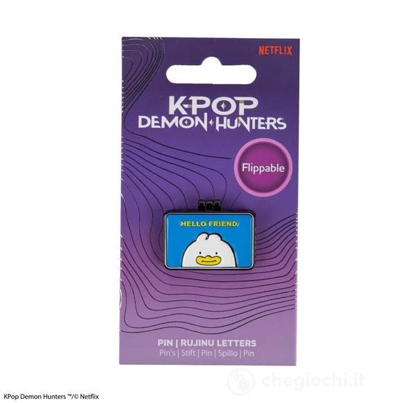 Spilla Kpop Demon Hunters Rujinu Letters Pin