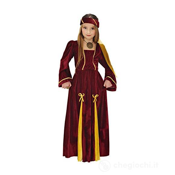 Principessa Medievale (Vestito, Copricapo Con Velo) (128 Cm / 5-7 Years)