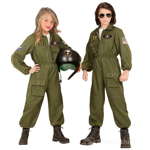 Costume Pilota di Jet da Combattimento 140 cm (tuta)