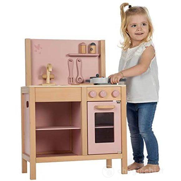 Cucina in legno rosa (LLWT-25385)