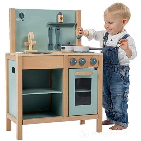 Cucina in legno verde (LLWT-25415)