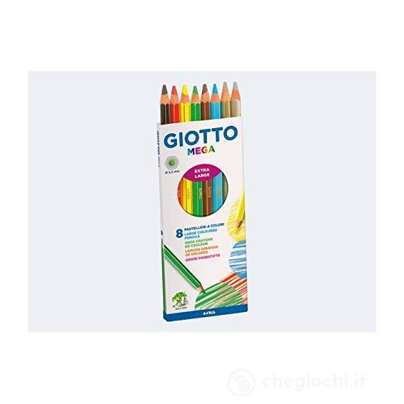 8 Giotto Mega pastelli