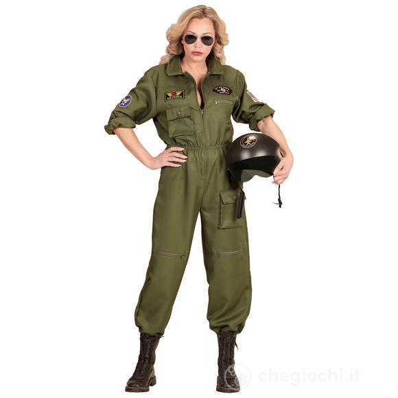 Donna Pilota di Jet Da Combattimento (tuta) M
