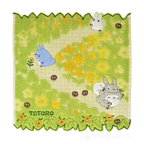 Totoro Yellow Flowers Mini Towel