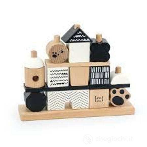 Allegri Mattoncini Impilabili Black & White (LLWT-25439)