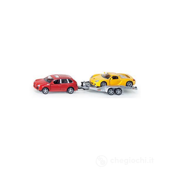 Auto con rimorchio + auto 1:55