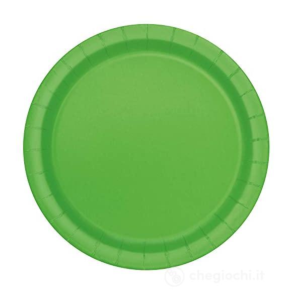 16 piatti verde Lime Green 23 cm