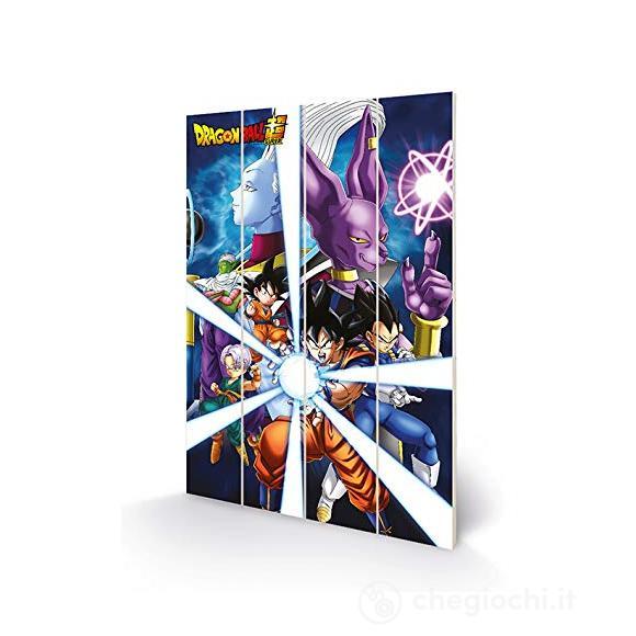 Dragon Ball God Destruction Wood Print