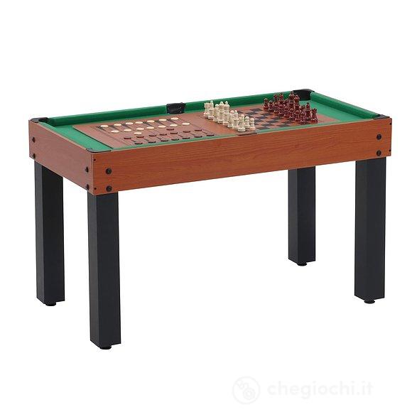 Tavolo da gioco Multi 12 Giochi in uno (Biliardo, calcetto)