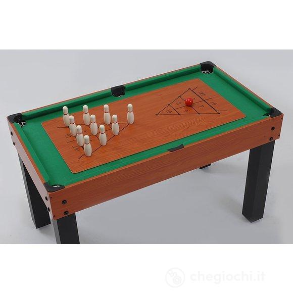 Tavolo da gioco Multi 12 Giochi in uno (Biliardo, calcetto)