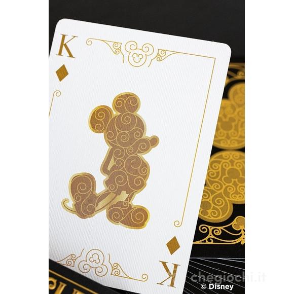 Carte Da Gioco Bicycle Black And Gold Mickey