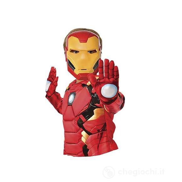 Costume Iron Man Con Muscoli e Accessori Deluxe Taglia M 5-7 anni