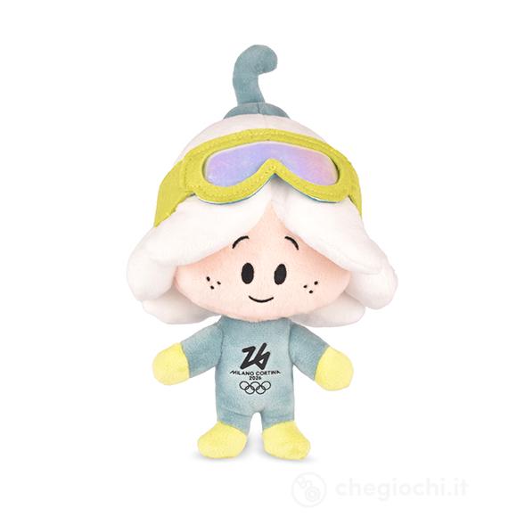 Peluche Olimpiadi Sport Flo Maschera 30 Cm – Mascotte Olimpiadi Milano Cortina 2026