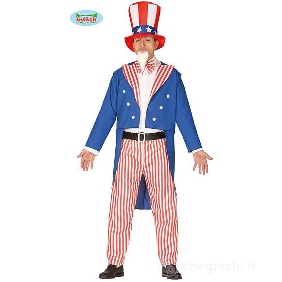 Costume Uomo Zio Sam Taglia L (88562)