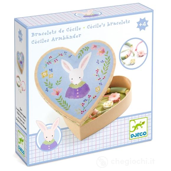 Braccialetti di Cecile con scatola a cuore (DJ05565)