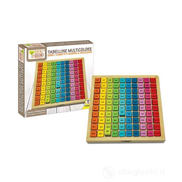 Fatto Di Legno - Impara Le Tabelline Multicolor