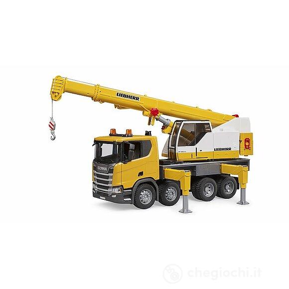 Autogru Liebherr Scania Super 560R con modulo Light + Sound (03571)