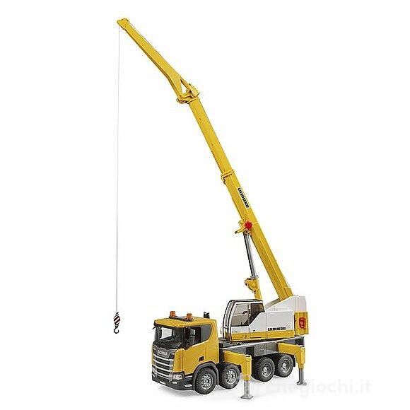 Autogru Liebherr Scania Super 560R con modulo Light + Sound (03571)
