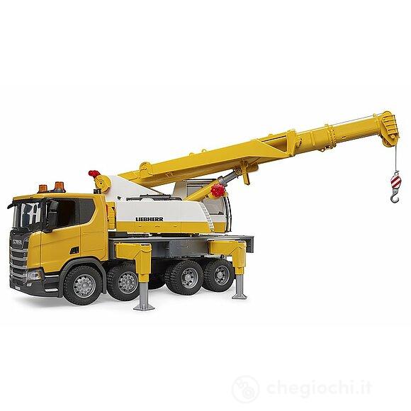 Autogru Liebherr Scania Super 560R con modulo Light + Sound (03571)