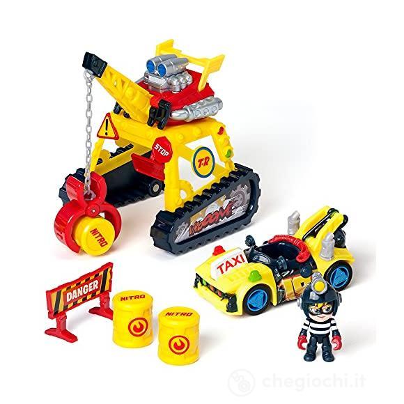 T-Racers Playset 1x4 Turbo Crane