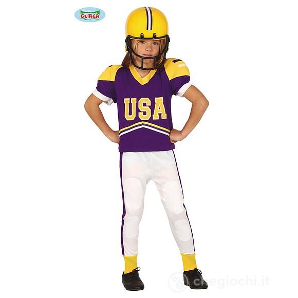 Costume Giocatore Di Football Americano Bambino Taglia 5-6 Anni (83573)