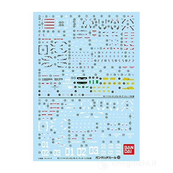 Gundam Decal 102 Rg Gundam Mk-Ii