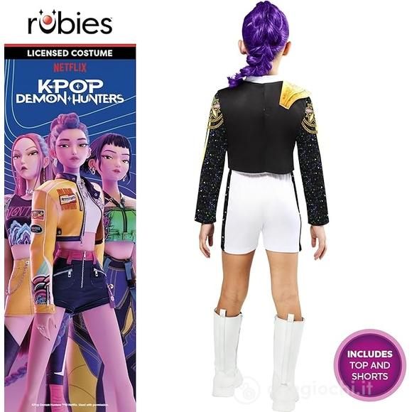 Costume KPop Demon Hunters Rumi Golden 5-6 Anni (110-116 Cm)