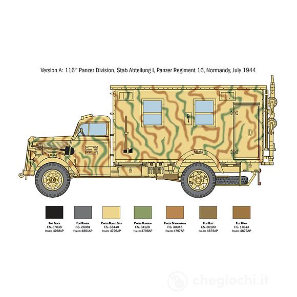 Opel Blitz Ehinheitskoffer Radio Truck Scala 1/35 (IT6575)