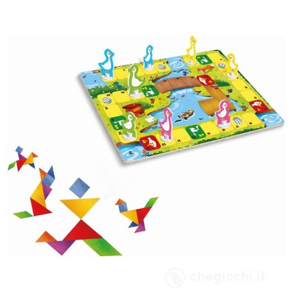 2in1 Gioco dell'Oca + Tangram (16577)
