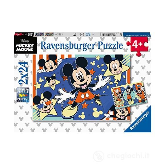 Puzzle 2x24 Pezzi Mickey Mouse