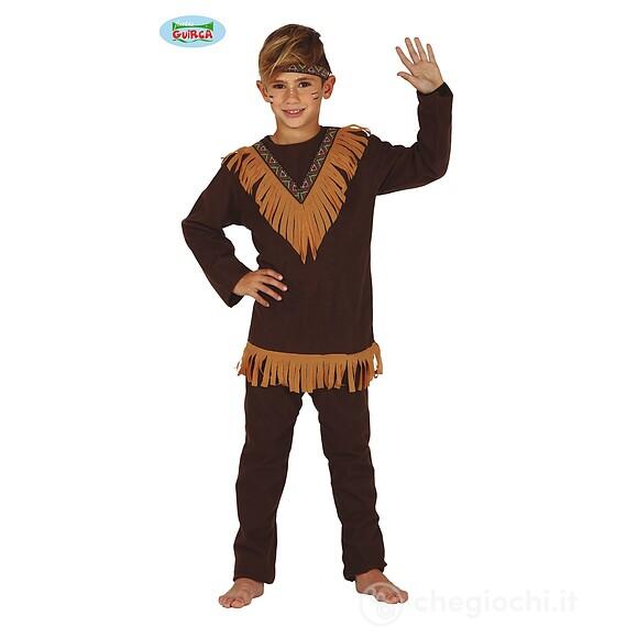 Costume Indiano Nativo Americano Bambino Taglia 10-12 Anni (83581)