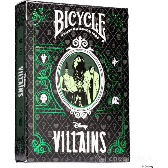 Carte Da Gioco Bicycle Green & Purple Villain