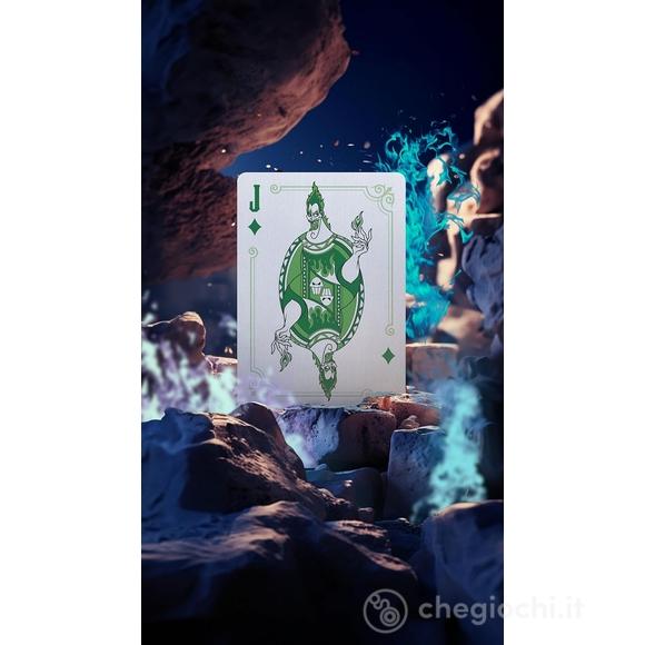 Carte Da Gioco Bicycle Green & Purple Villain